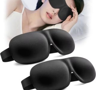 Antifaz para dormir negro