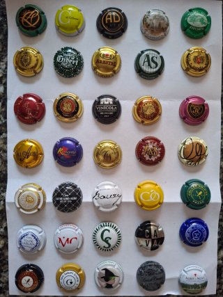 31 Chapas Cava Variadas