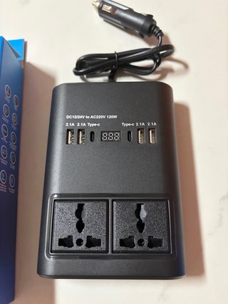Inversor de energía inteligente para coche 120W