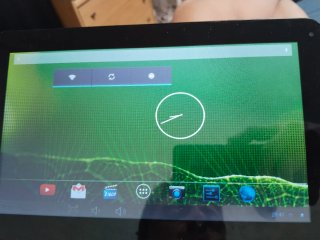 Tablet 10 Negra y Verde