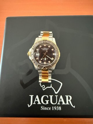 Reloj Jaguar Negro Para Mujer