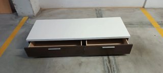 Mesa TV Nórdica 2 Cajones 135cm