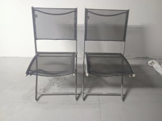 Conjunto 2 Cadeiras de Jardim Dobráveis