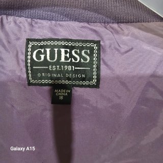 Abrigo Guess Morado Calentito Sin Uso.