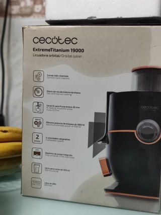 Extractor de zumos Cecotec ExtremeTitanium 19000
