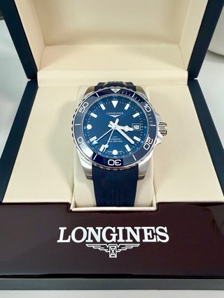 Longines Hydroconquest GMT Azul 41mm + Accesorios
