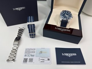 Longines Hydroconquest GMT Azul 41mm + Accesorios