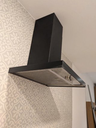 Campana extractora negra Ikea