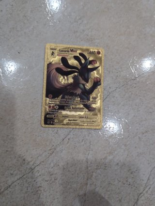 Carta Pokémon Pikachu Dorada