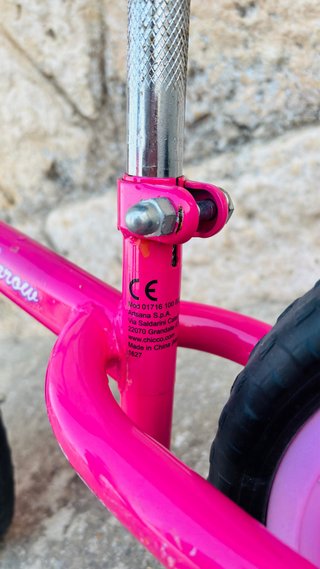 Bicicleta infantil rosa Chicco Pink Arrow