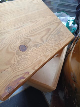 Cajonera de madera apilable