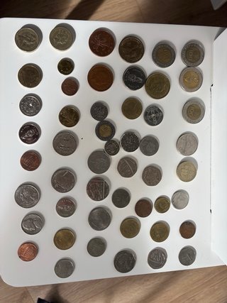 Colección monedas de diferentes países