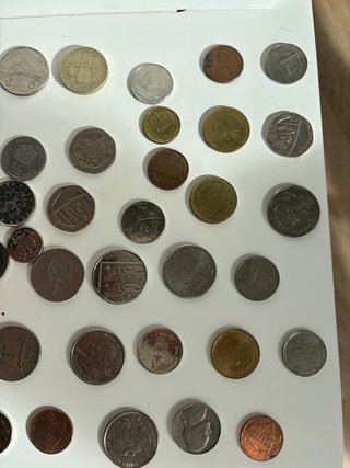 Colección monedas de diferentes países