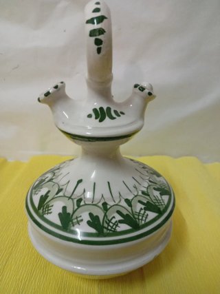 Botijo de cerámica decorado 20cm