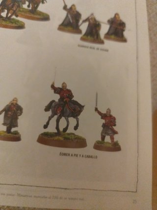 Warhammer ESDLA Eomer a pie y a caballo