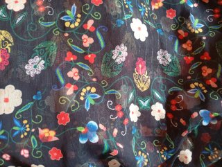 Blusa October Talla M Estampado Floral