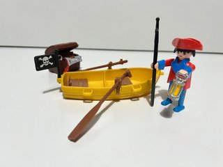 Playmobil Pirata Barca Cofre Bandera Pirata