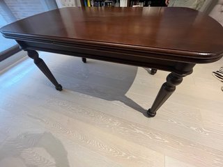 Mesa comedor extensible madera