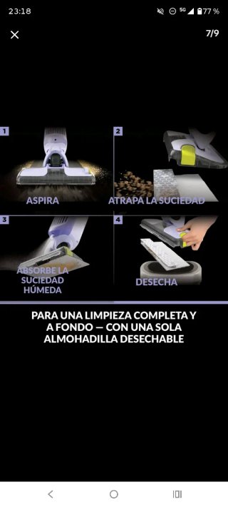 Shark VacMop Aspiradora y Mopa