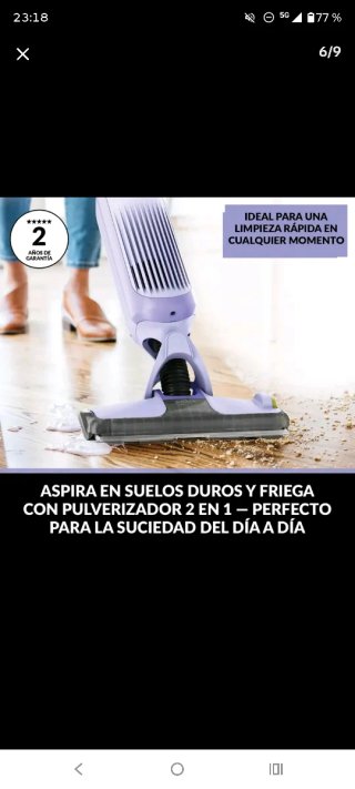 Shark VacMop Aspiradora y Mopa