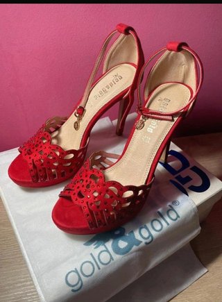 Sandali Gold&Gold Rossi 38