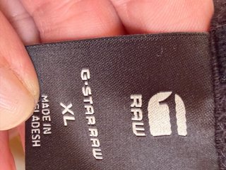 Mono G-Star RAW algodón orgánico XL