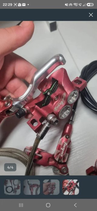 Frenos Hope M4 Rojos