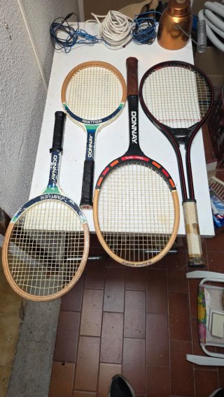 Lote 4 Raquetas Tenis Vintage Donnay Panther