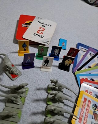 Carte Jurassic Park Gioco Raro Vintage Incompleto