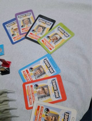Carte Jurassic Park Gioco Raro Vintage Incompleto