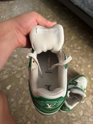 Zapatillas Louis Vuitton Verdes y Blancas sin caja