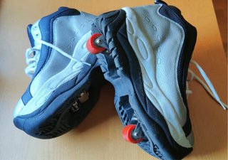 Zapatillas con ruedas extraíbles T41