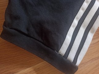 Camiseta vintage Adidas manga corta negra