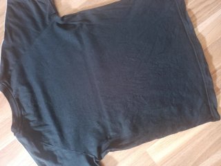 Camiseta vintage Adidas manga corta negra