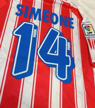 Camiseta Fútbol Atlético de Madrid. Simeone 14
