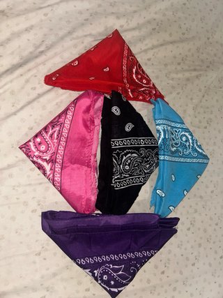 Lote 5 Pañuelos Estampados