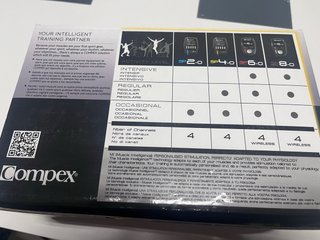 Compex SP 4.0 Electroestimulador + lapiz + parches