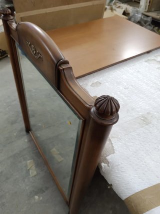Espejo de madera maciza