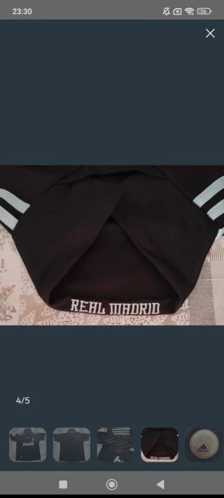 Camiseta Real Madrid Adidas Negra