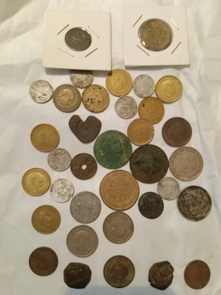 Lote de monedas antiguas