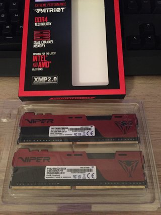 RAM Patriot Viper DDR4 16GB 2666MHz