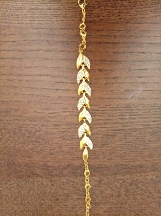 Bracciale donna oro con strass