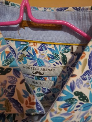 Camisa manga larga NUÑEZ DE ARENAS estampada