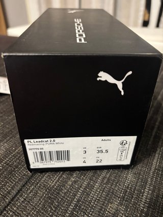 Sandalias Puma Porsche Turbo Niño Naranja