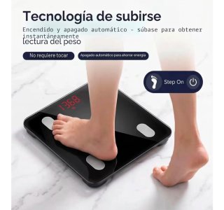 Báscula de baño inteligente HFitnes