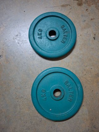 2 Discos Mancuernas SALTER 4kg