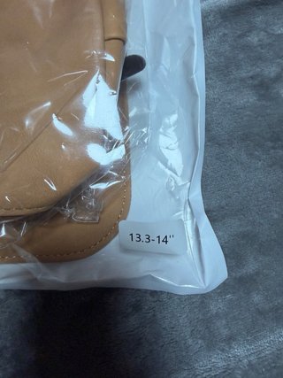 Funda portátil 13-14 + estuche marrón