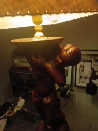 Lámpara Vintage Figura Ángel