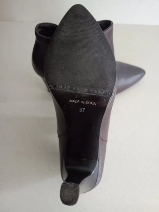 Botines vestir de piel tacón 8 cm