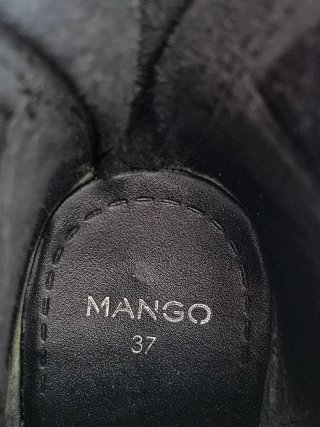 Botines camperos boho piel cremallera trasera